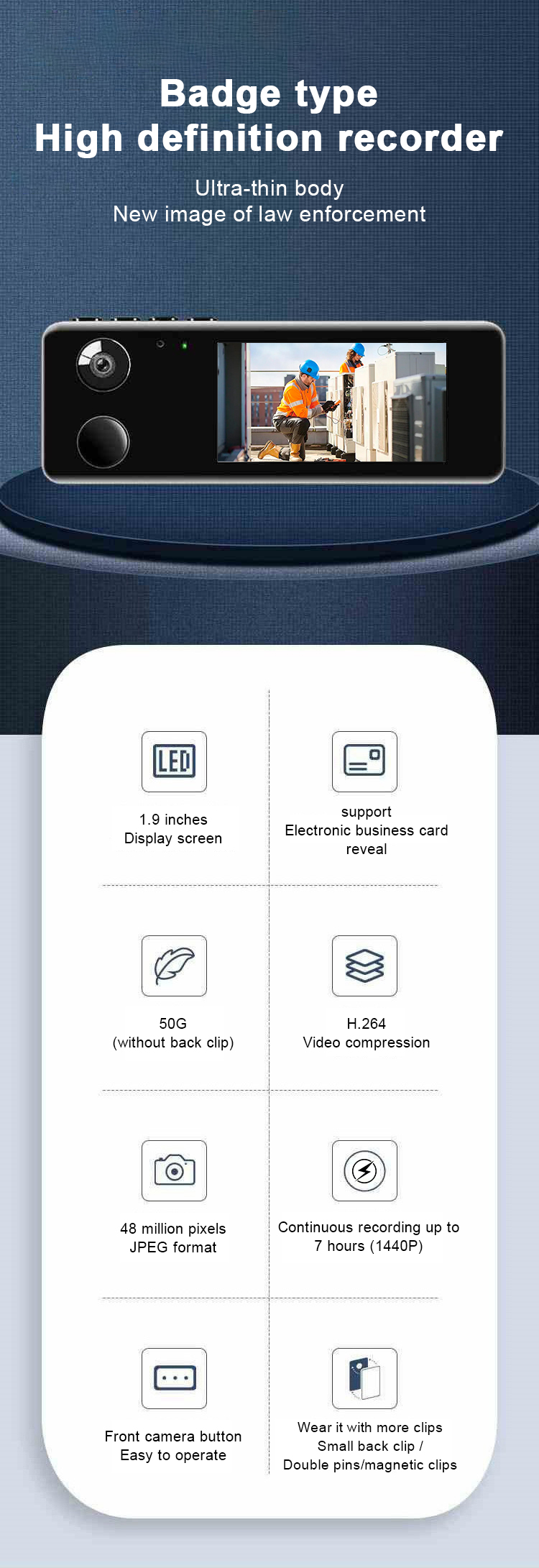4G Badge Camera(pic1)
