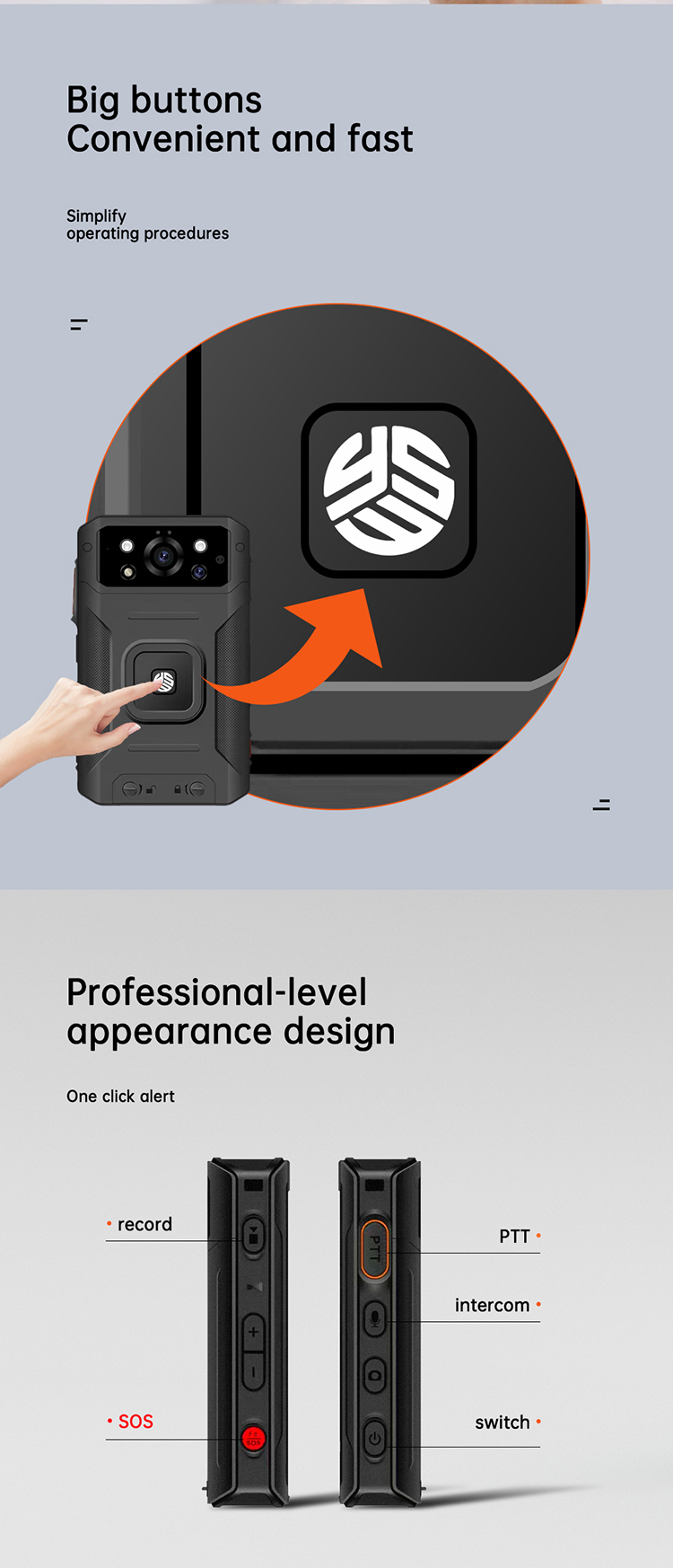 DSI-A7 4G Body Worn Camera with Live Streaming & GPS(pic7)